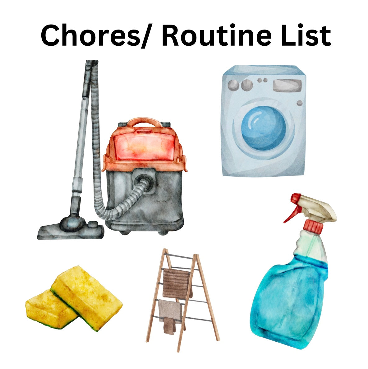 Chores/ Routine List Magnets