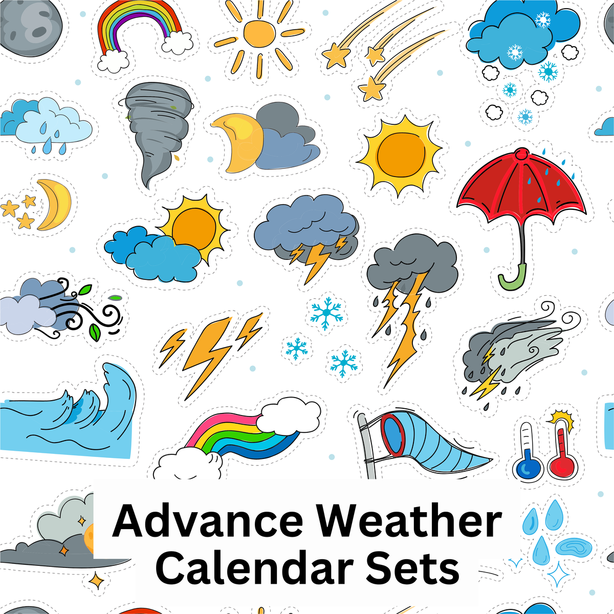 Advanced Weather Calendar Chart Magnets