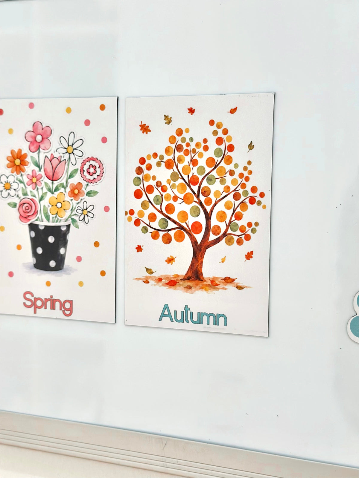 Polka dot Advanced Weather Calendar Chart