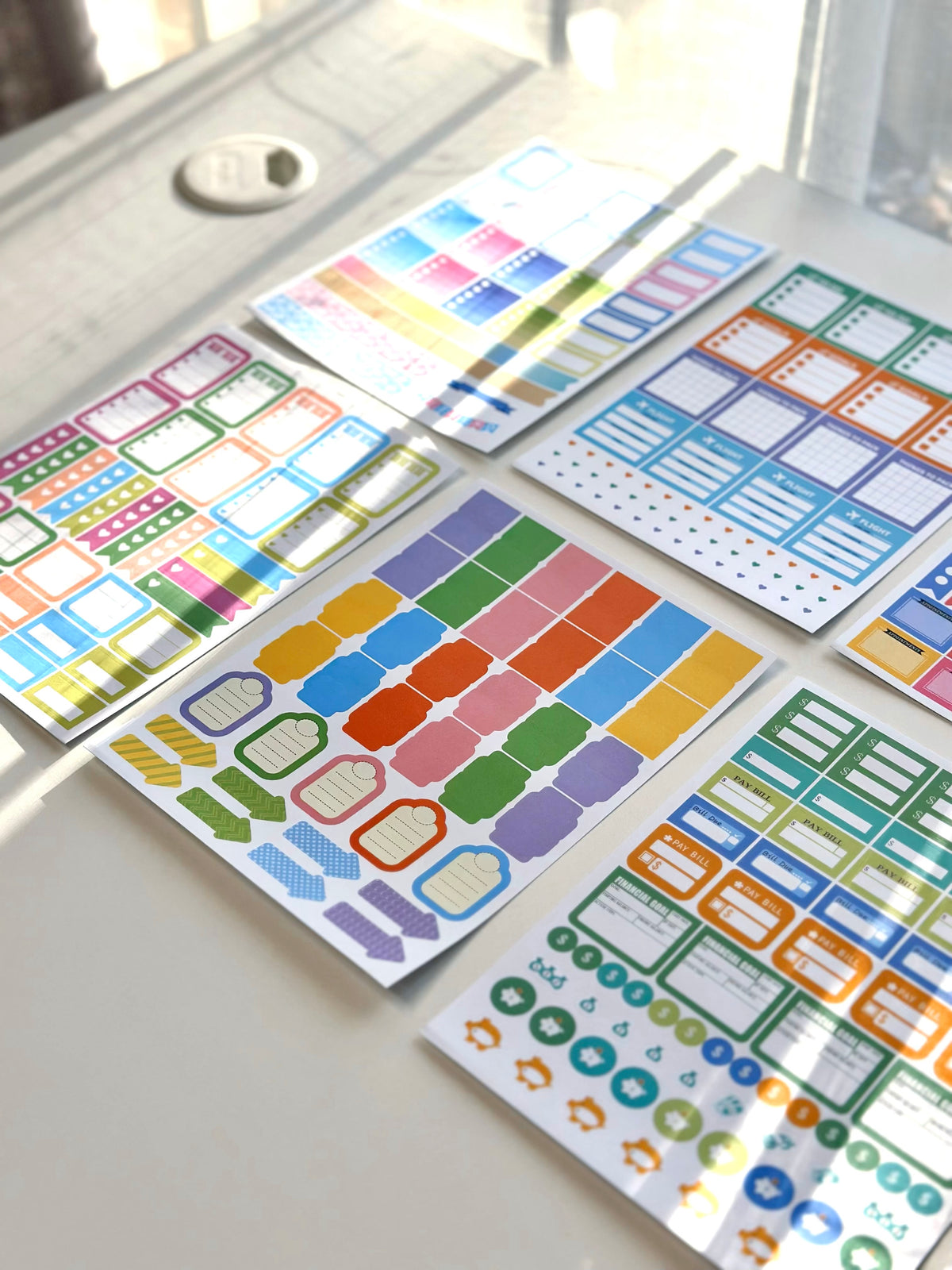 A5 Scrapbook Stickers Pack
