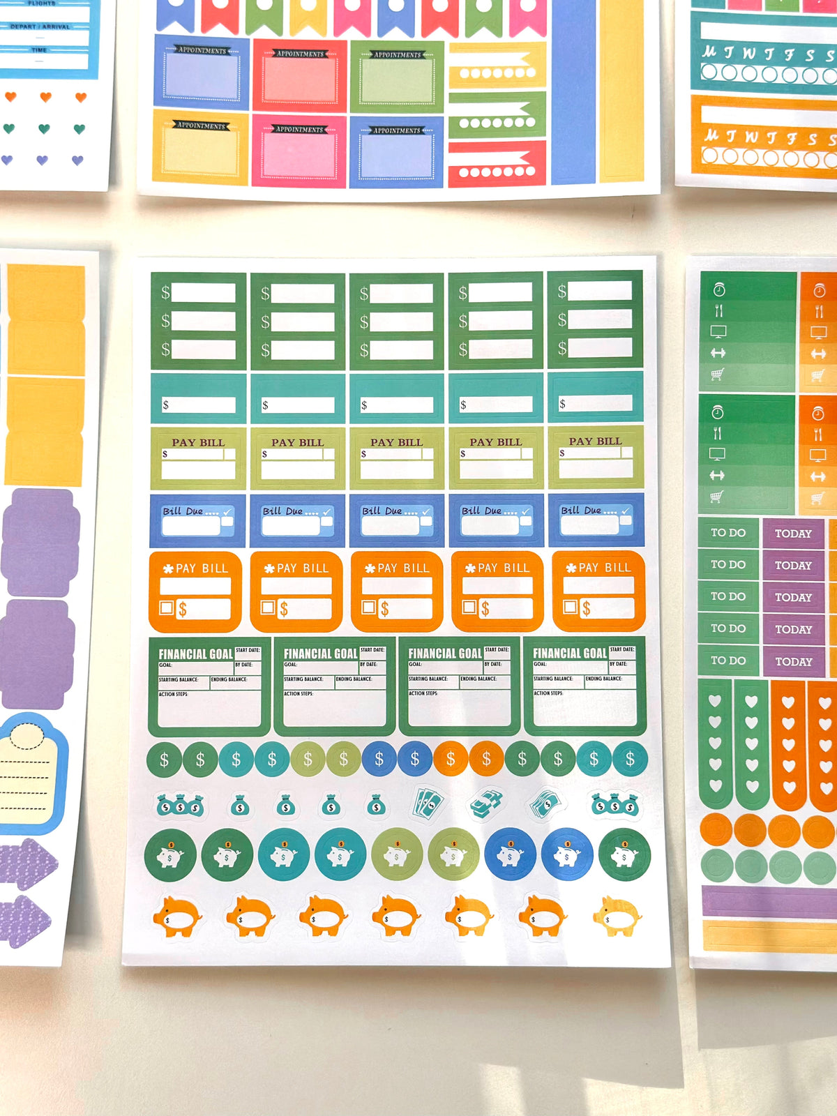 A5 Scrapbook Stickers Pack