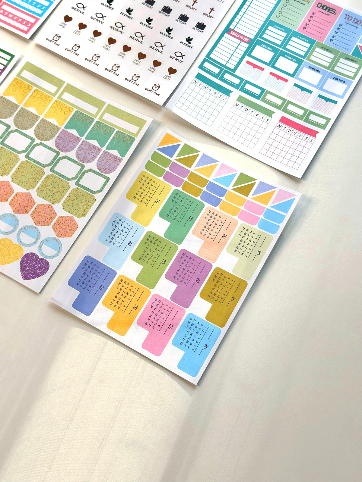 A5 Scrapbook Stickers Pack