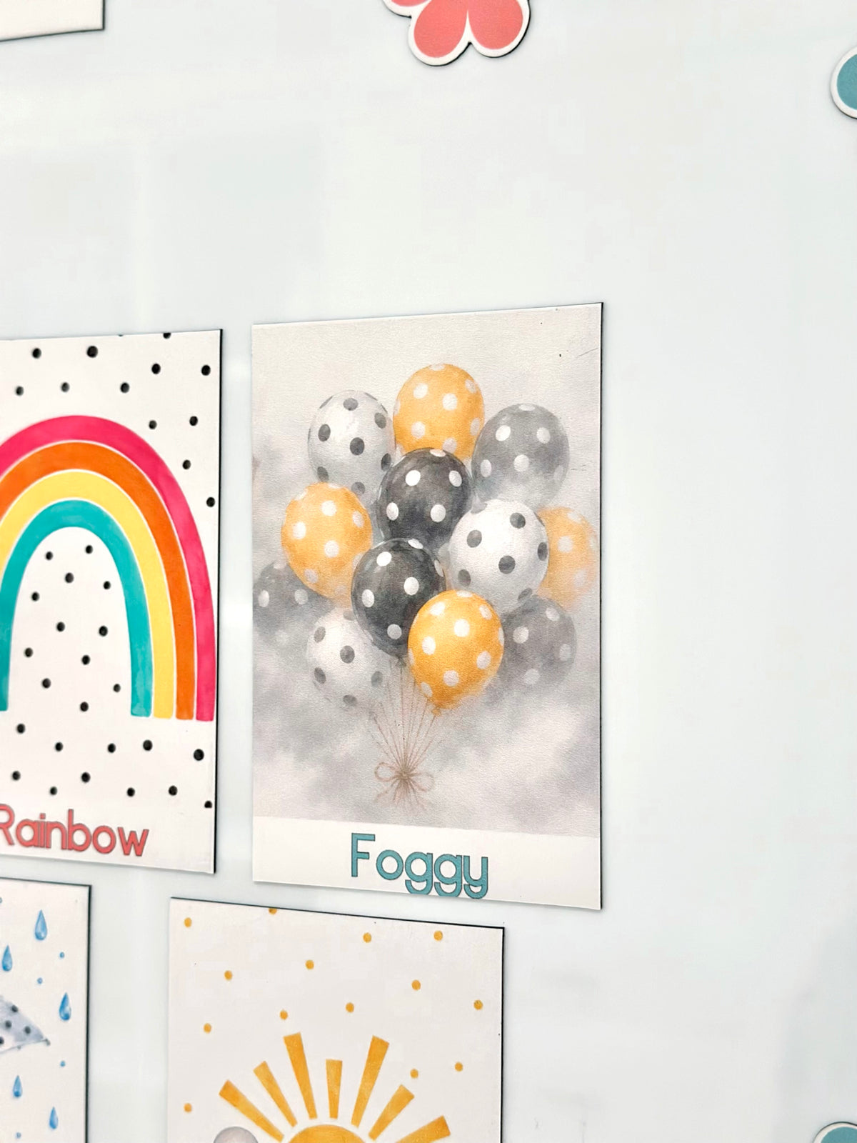 Polka dot Advanced Weather Calendar Chart