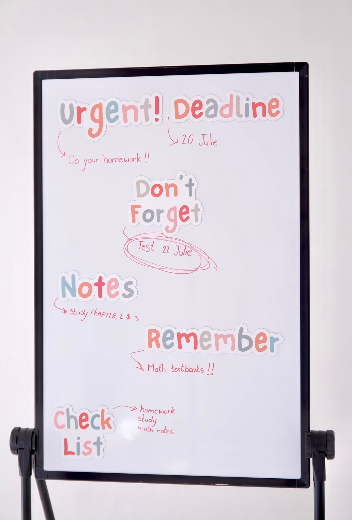 Soft Pastel Reminder Magnets