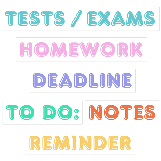 3D Reminder Magnet Set