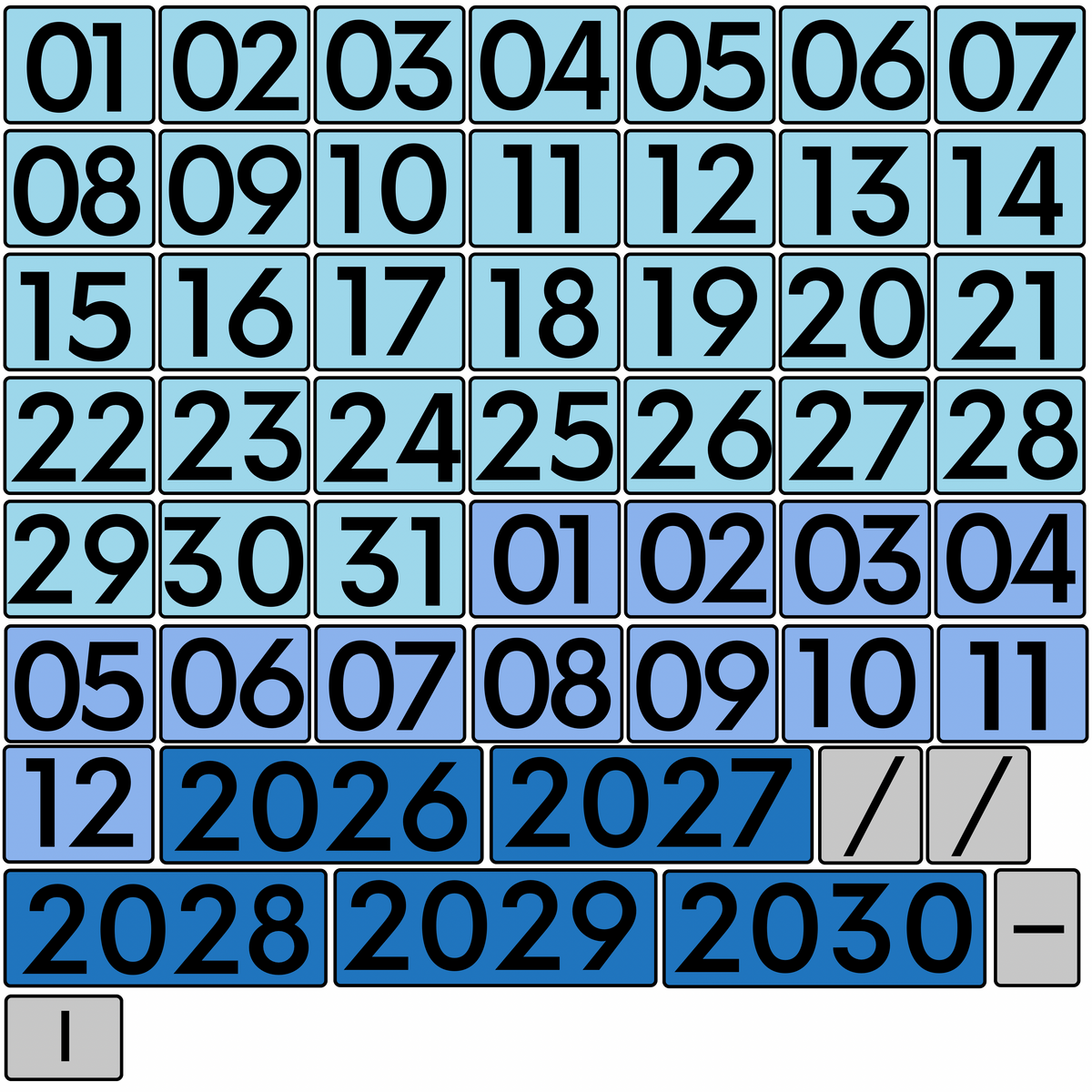 Math Calendar Set
