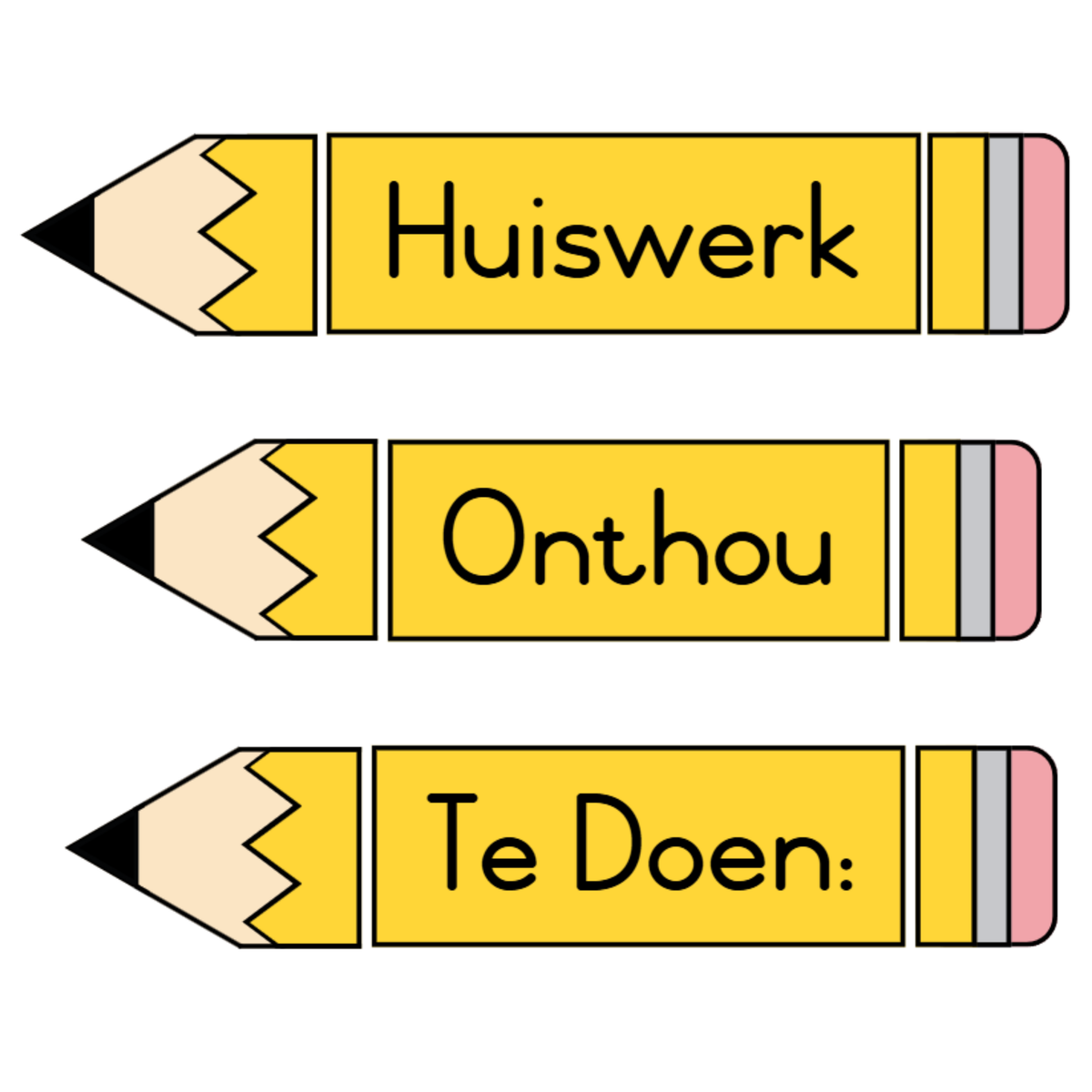 Pencil Reminder Magnets