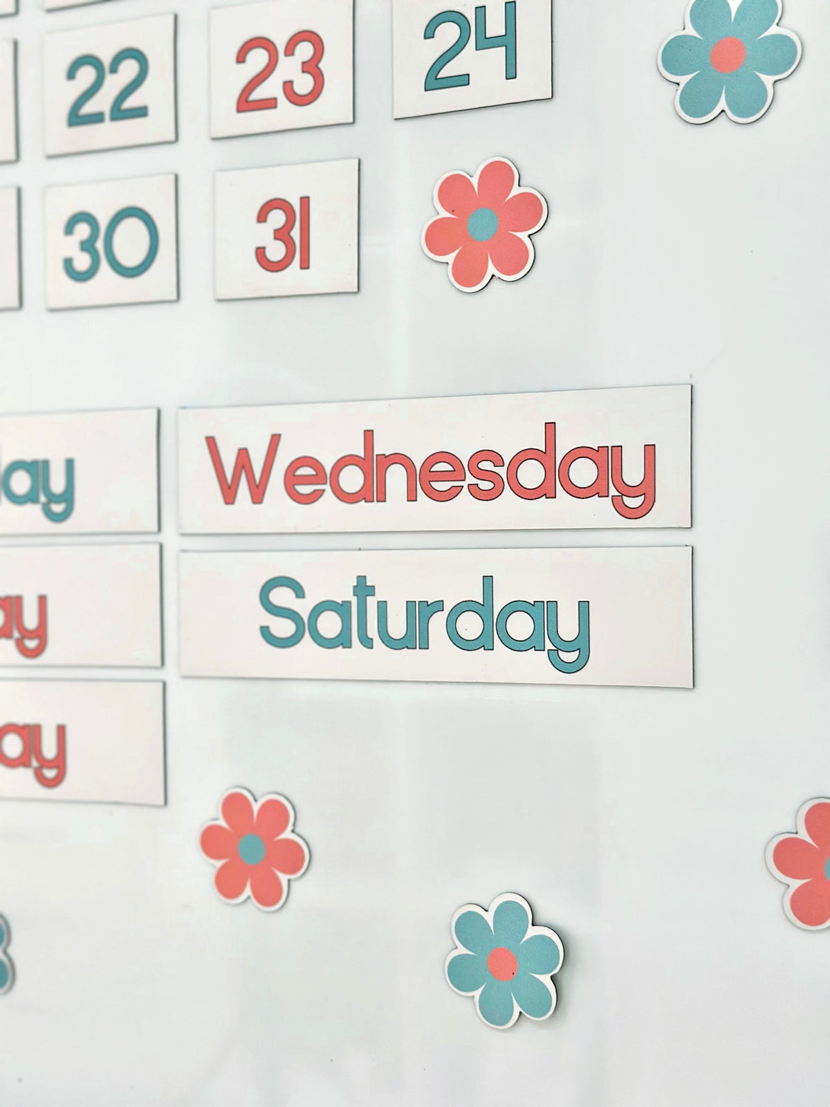 Polka dot Advanced Weather Calendar Chart