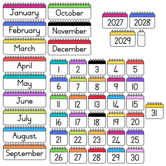 Ring Calendar + Reminder Magnet Set