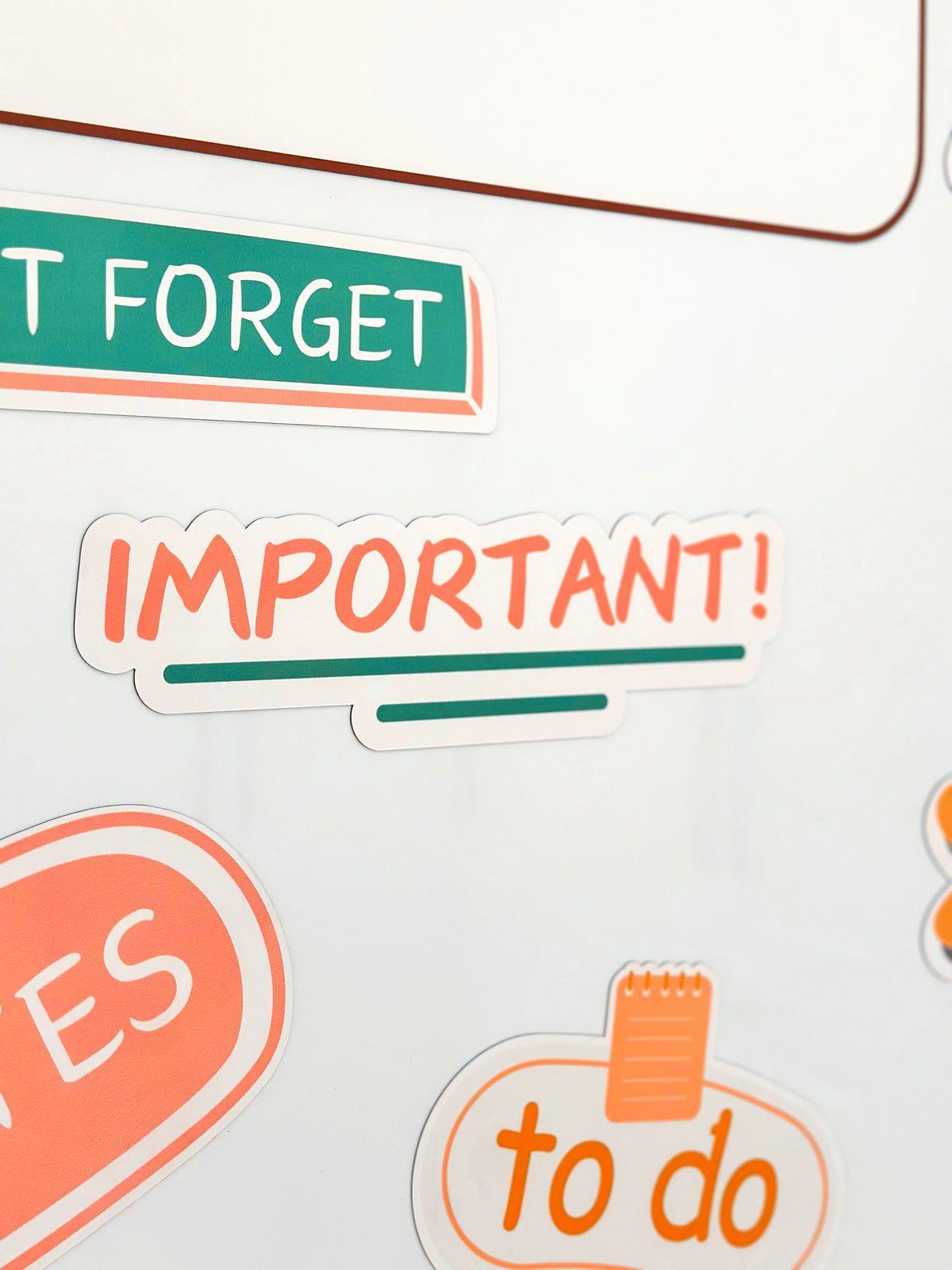Soft Colourful Reminder Magnets