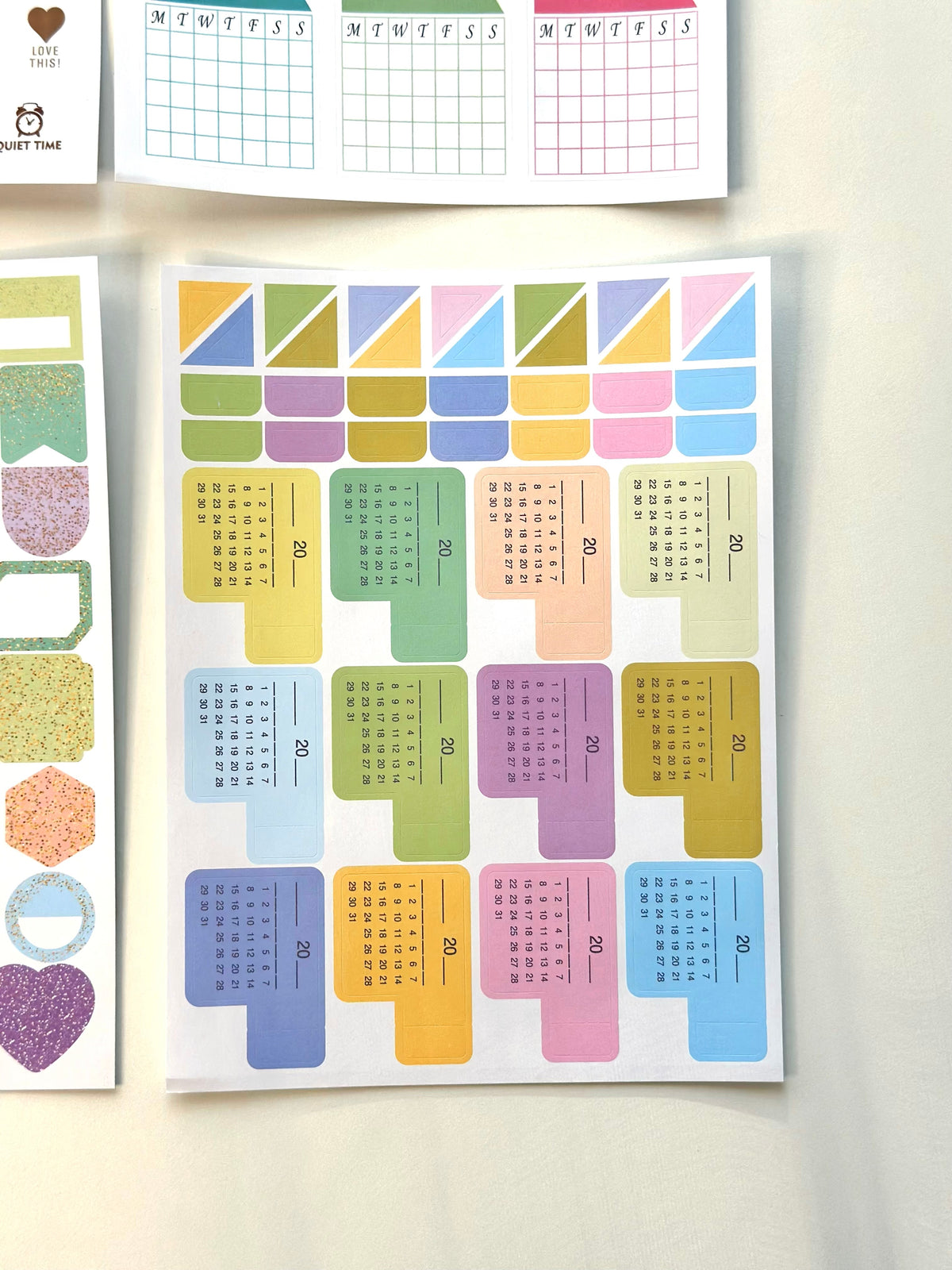 A5 Scrapbook Stickers Pack