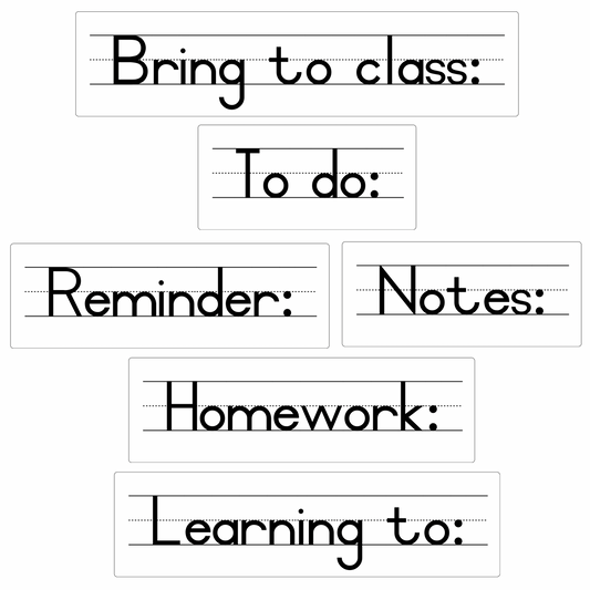 Foundation Reminder set