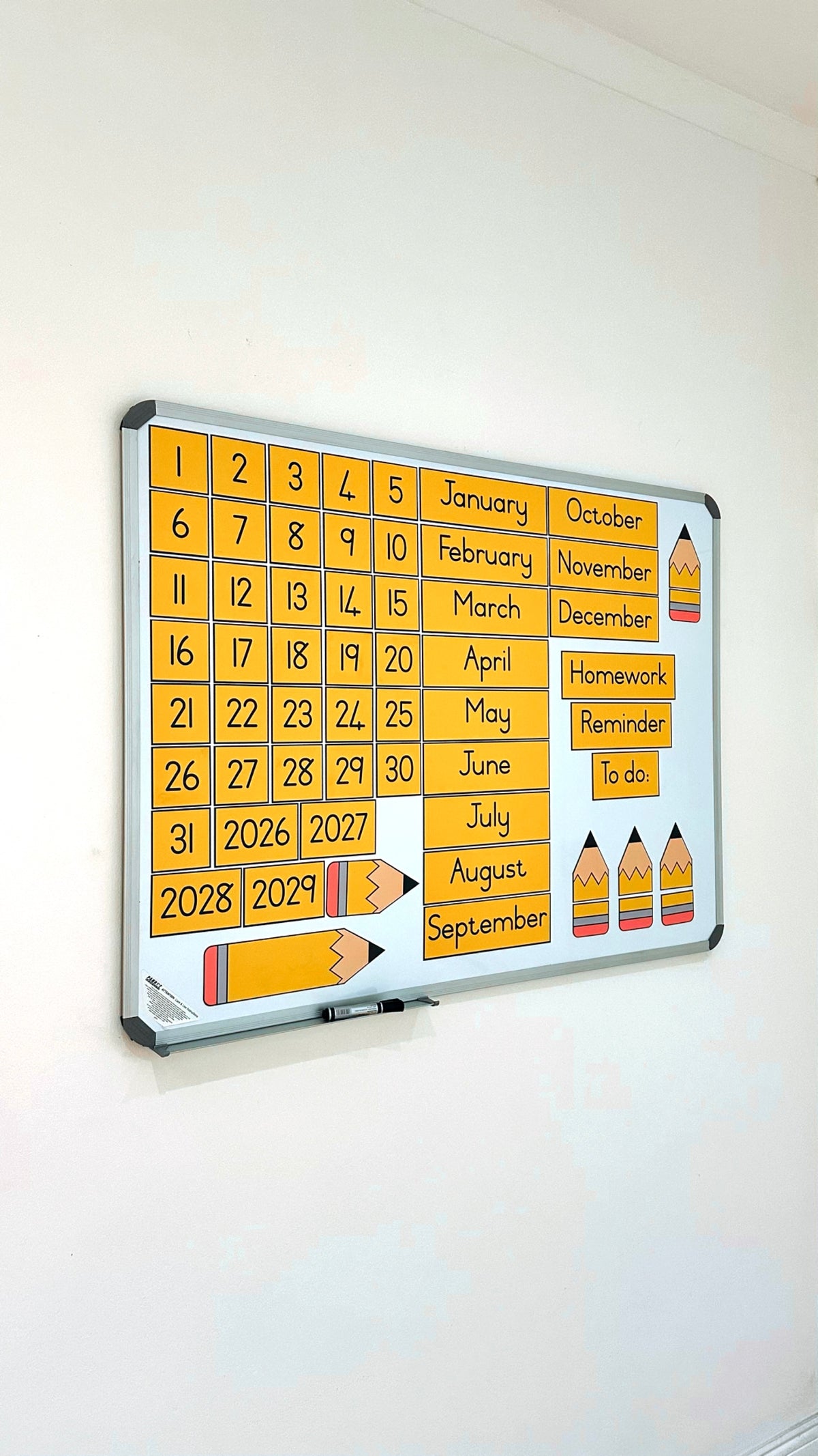 Pencil Calender Set