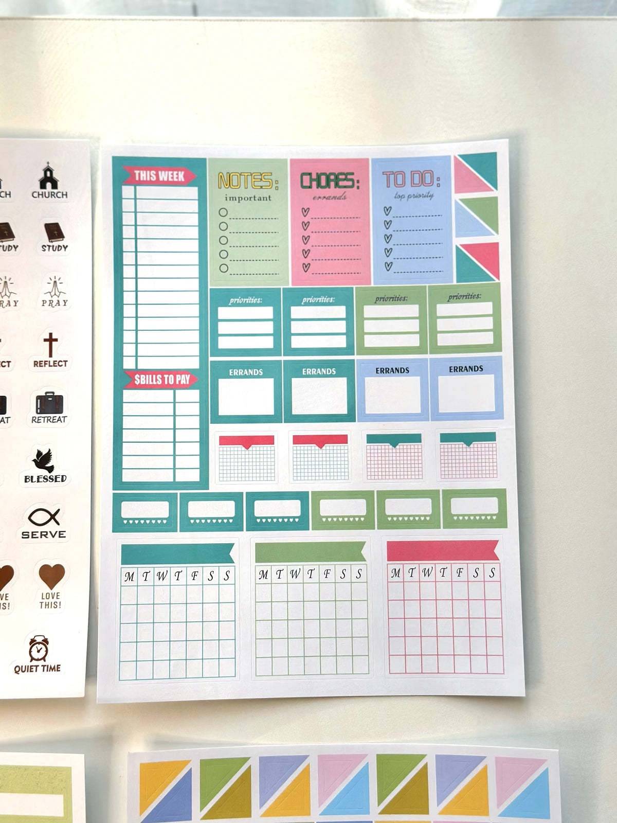 A5 Scrapbook Stickers Pack