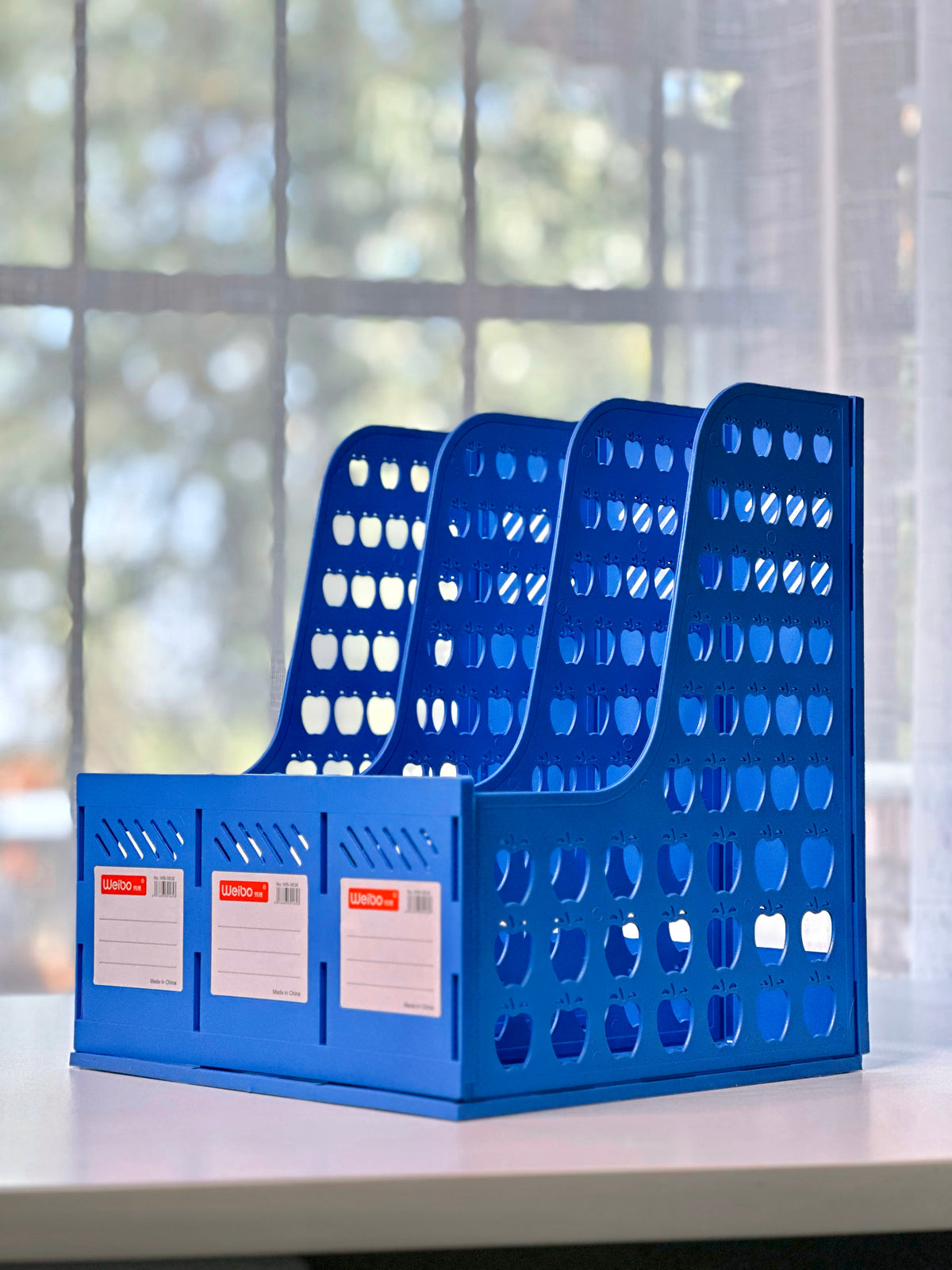 Blue Apple Folder Holder