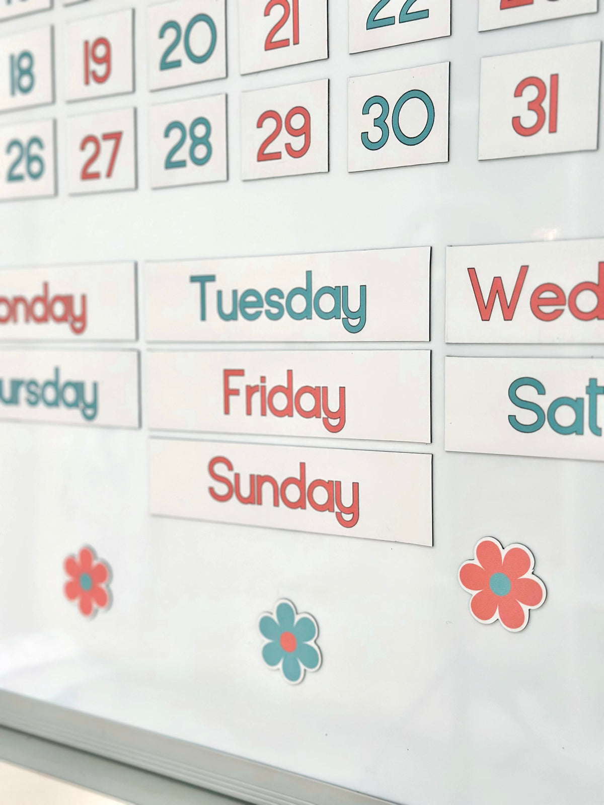 Polka dot Advanced Weather Calendar Chart