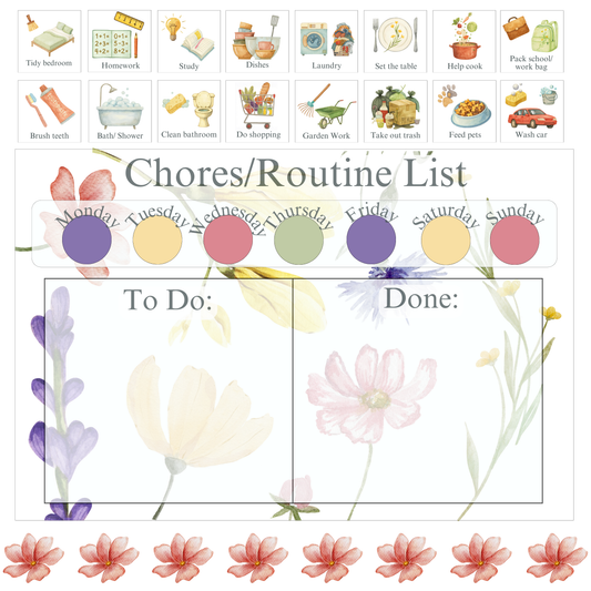 Wild Flower Chorus Chart