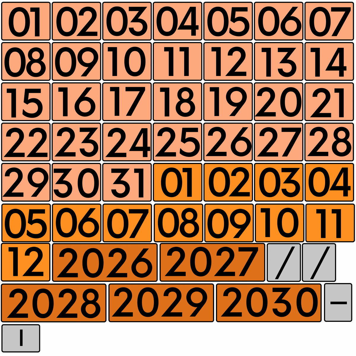 Math Calendar Set