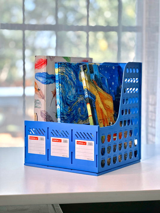 Blue Apple Folder Holder