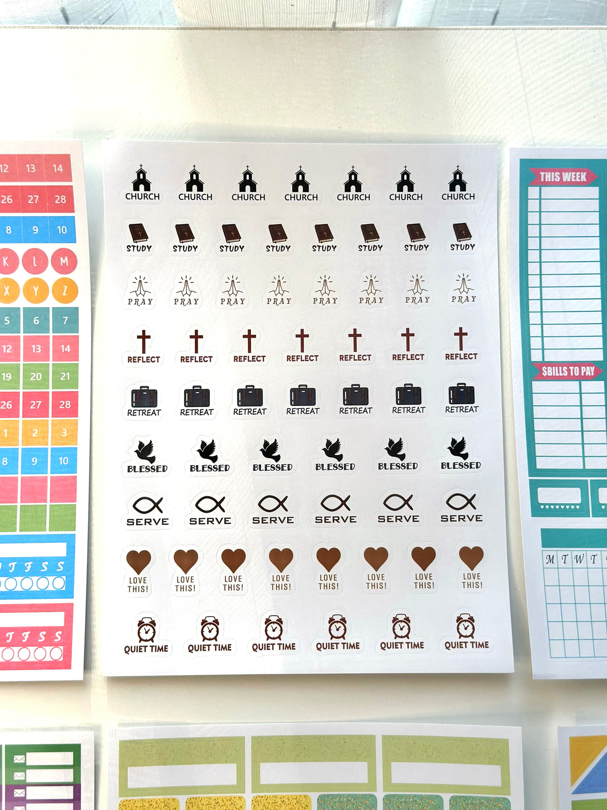 A5 Scrapbook Stickers Pack