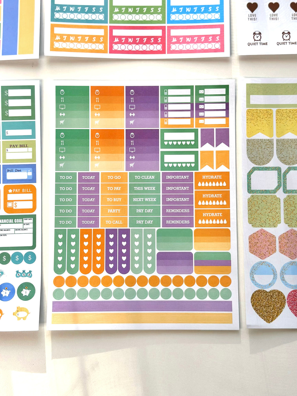 A5 Scrapbook Stickers Pack