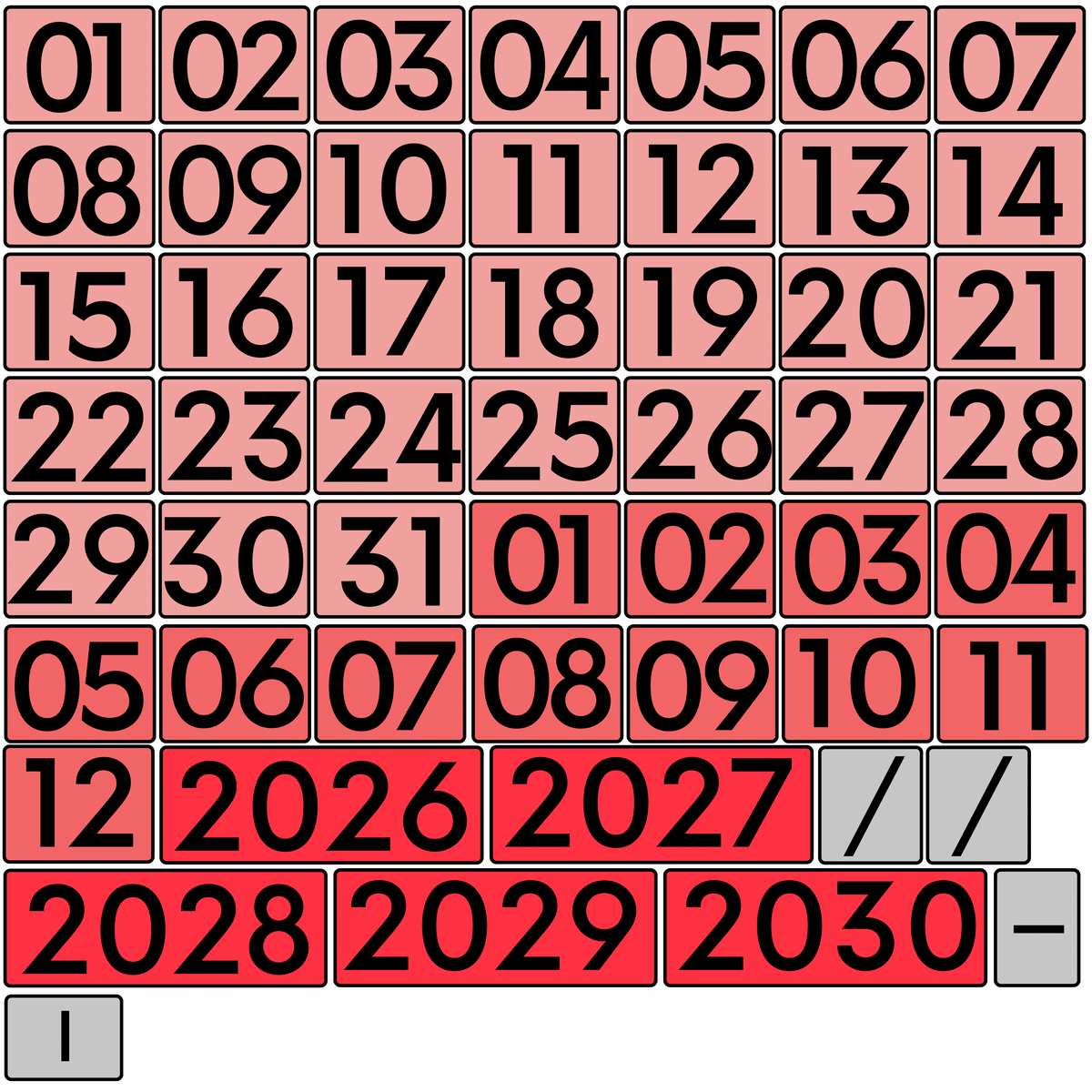 Math Calendar Set