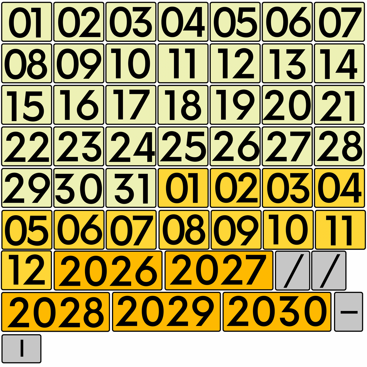 Math Calendar Set