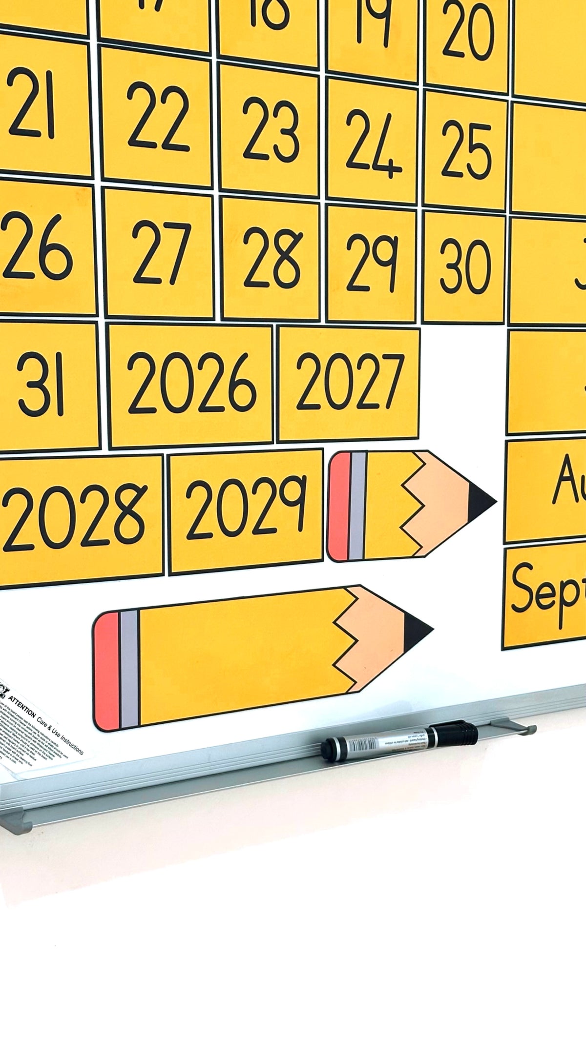 Pencil Calender Set