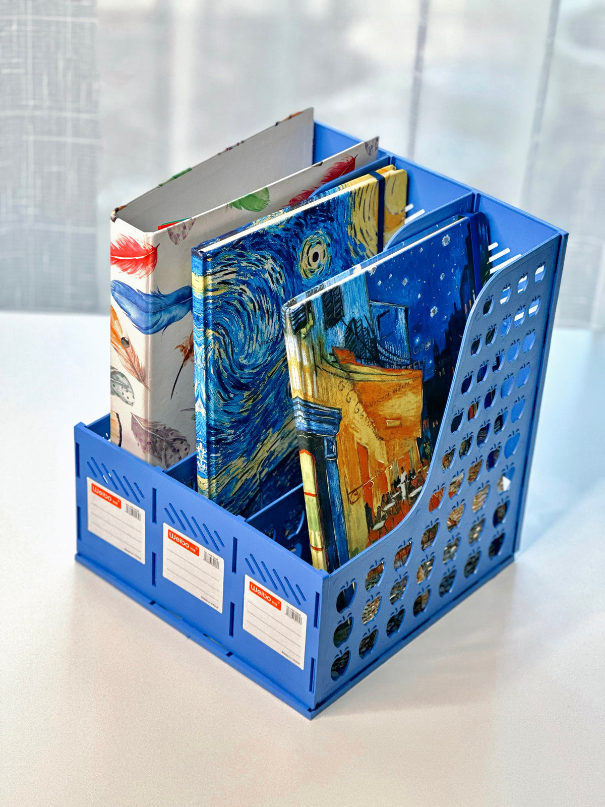 Blue Apple Folder Holder