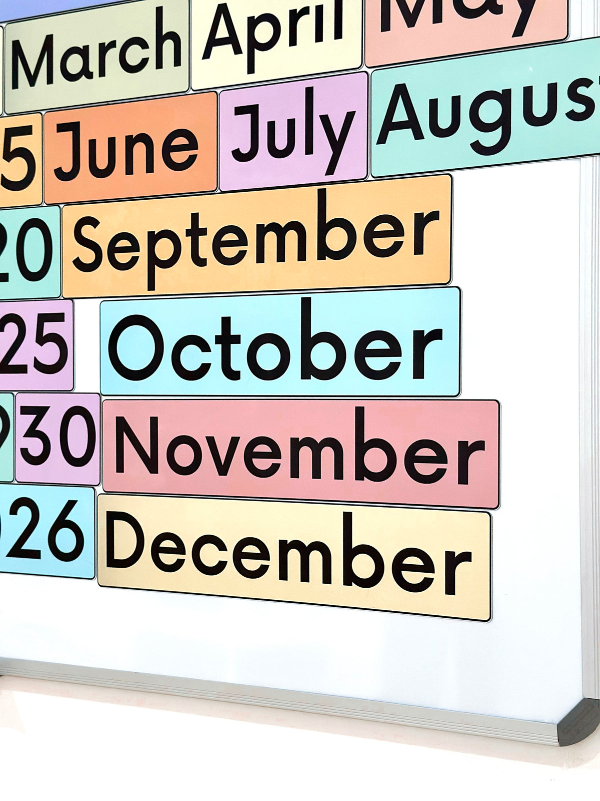 Colourful Calendar Magnets