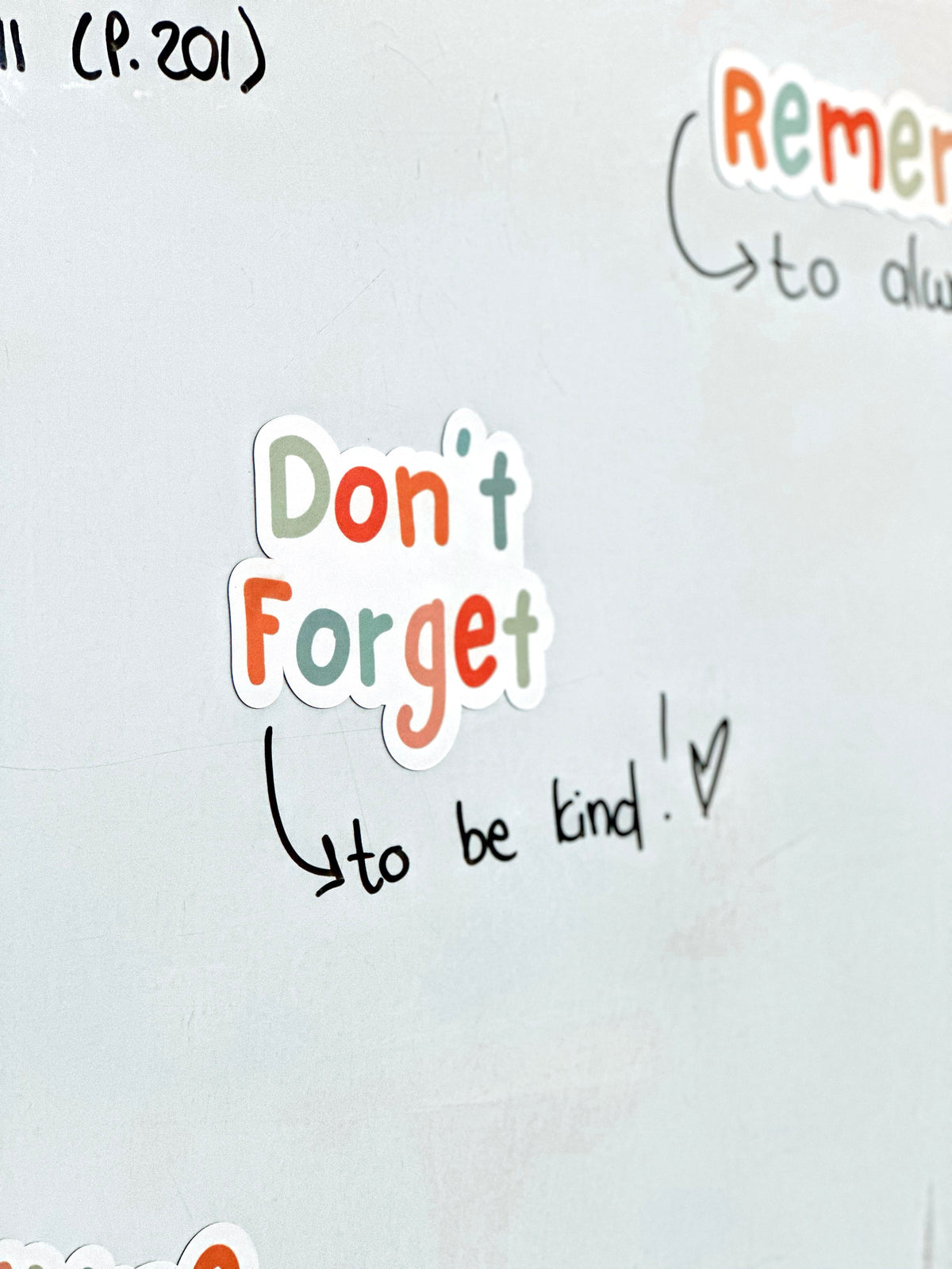 Soft Pastel Reminder Magnets
