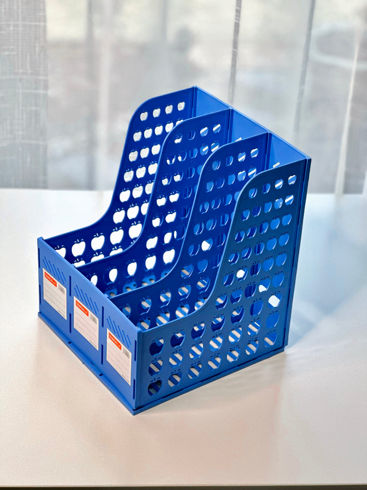 Blue Apple Folder Holder