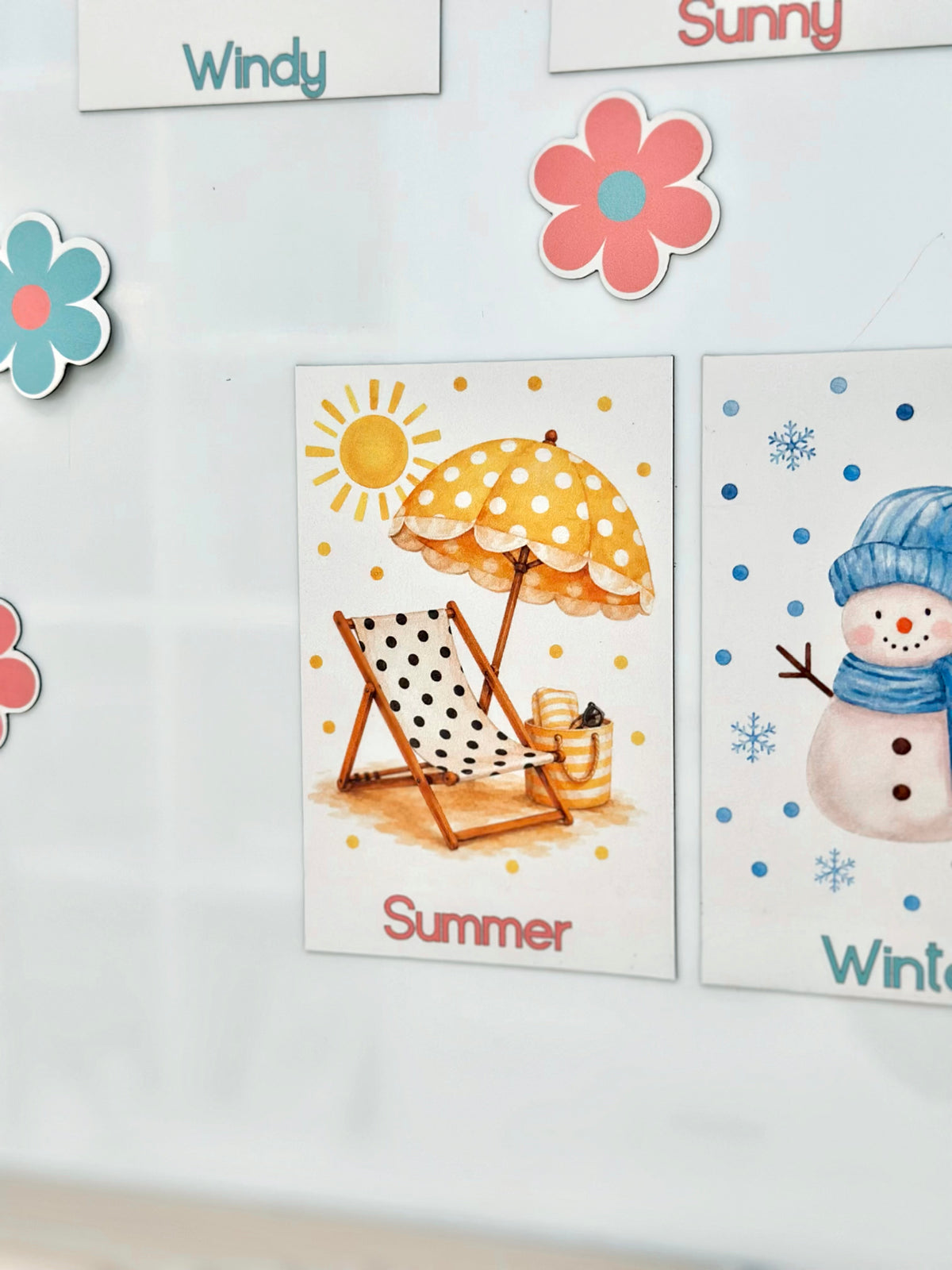 Polka dot Advanced Weather Calendar Chart