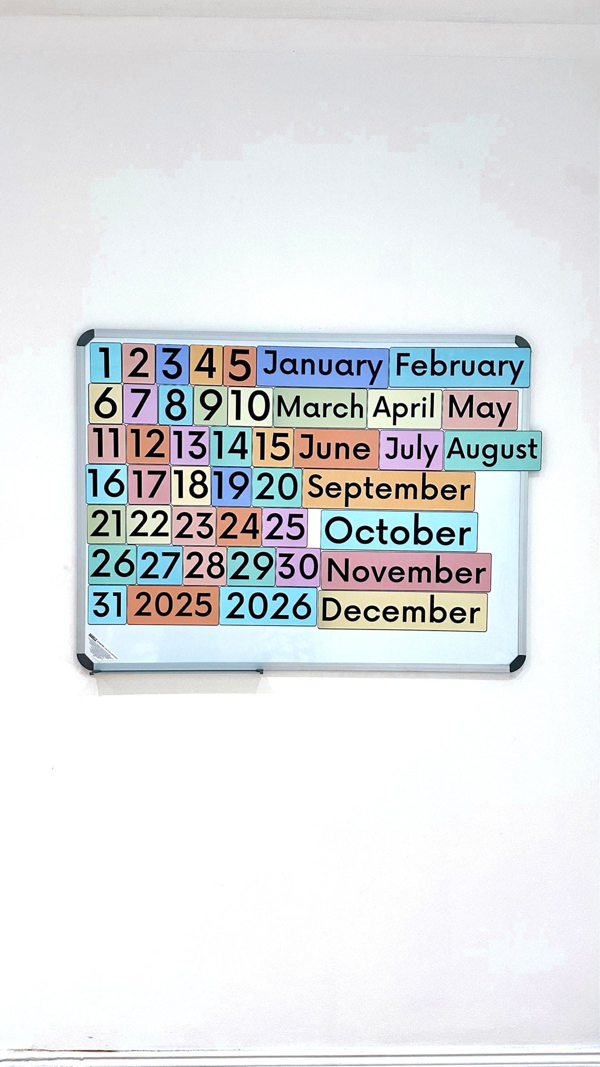 Colourful Calendar Magnets
