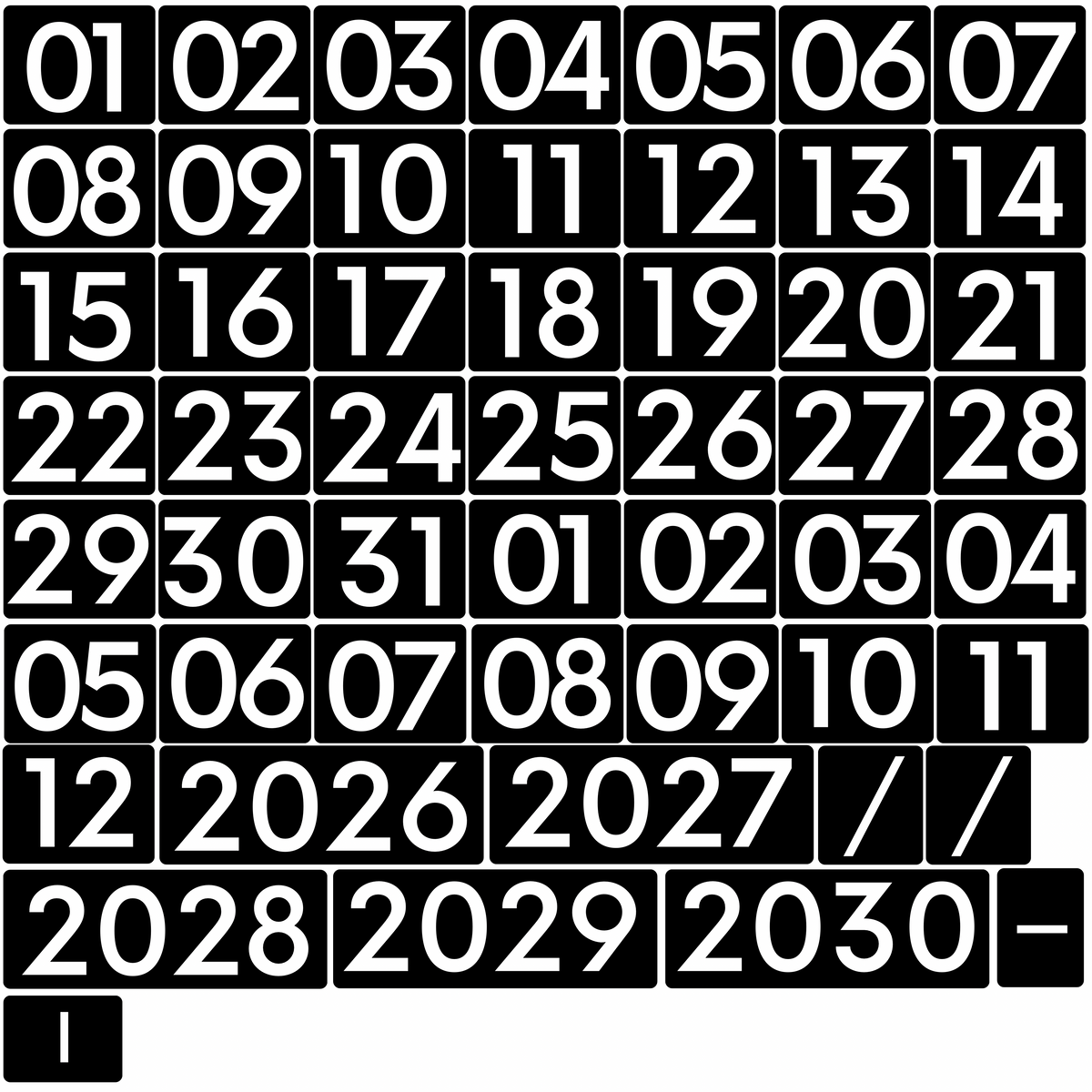 Math Calendar Set
