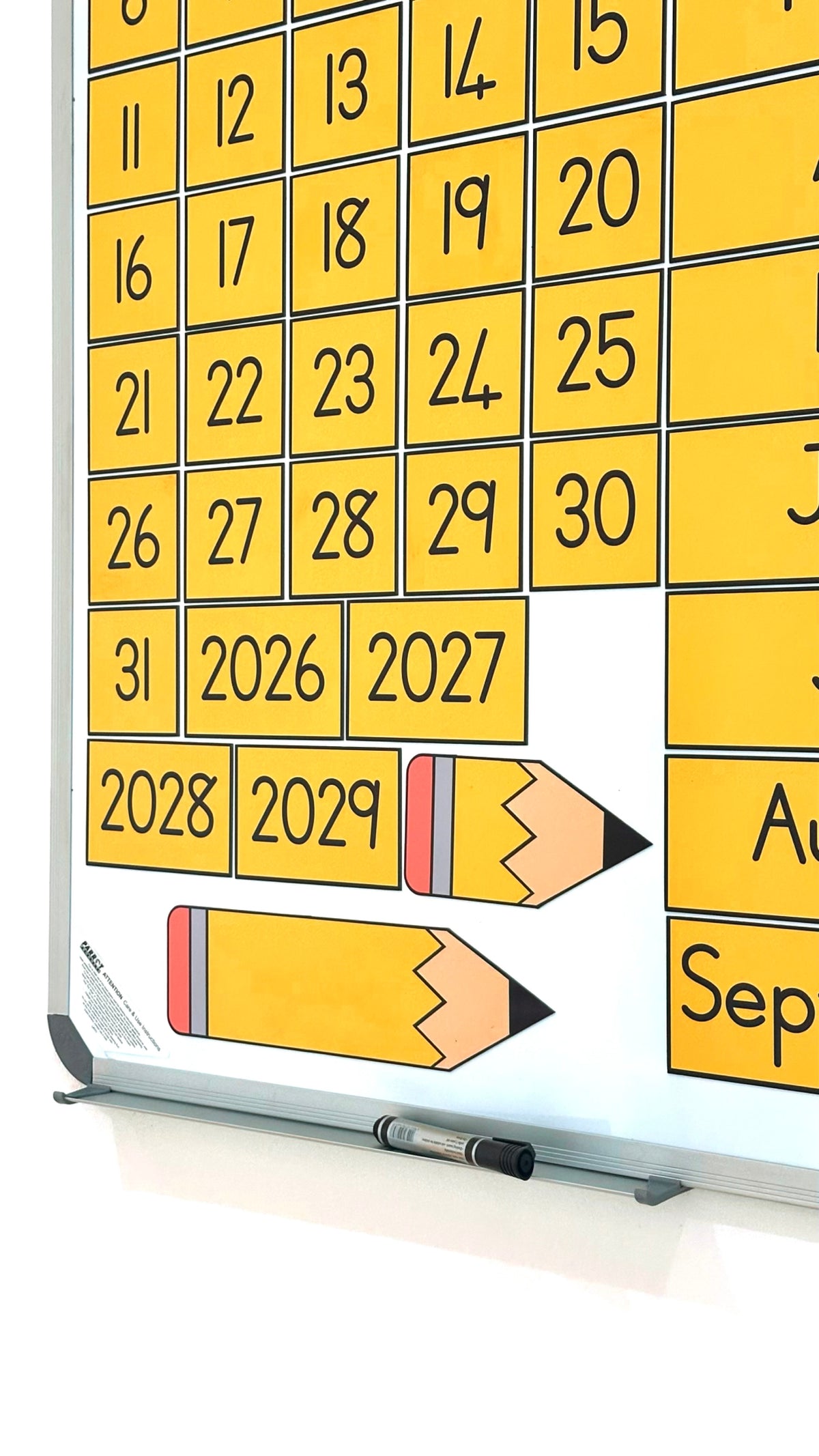 Pencil Calender Set
