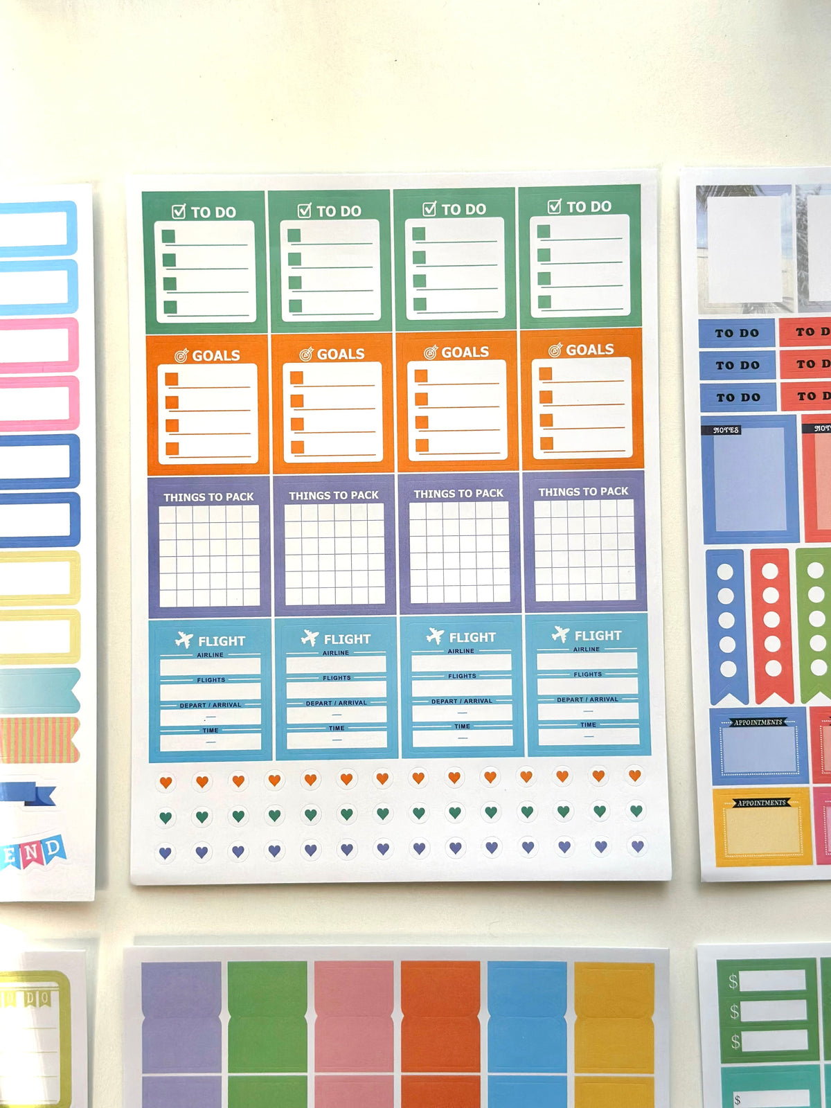A5 Scrapbook Stickers Pack