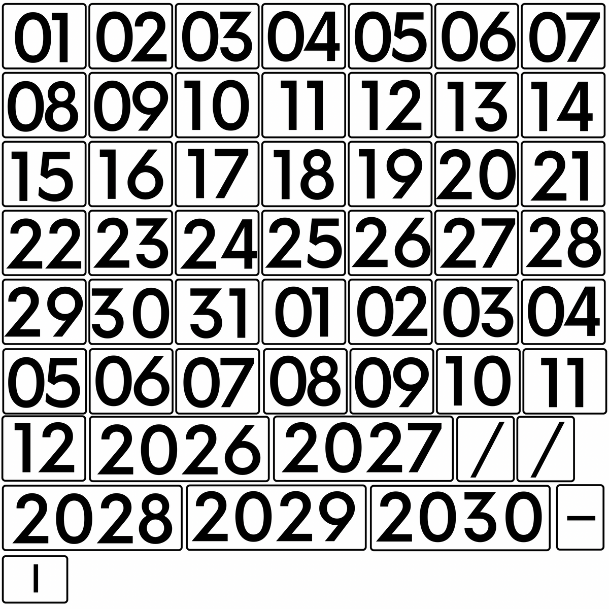 Math Calendar Set